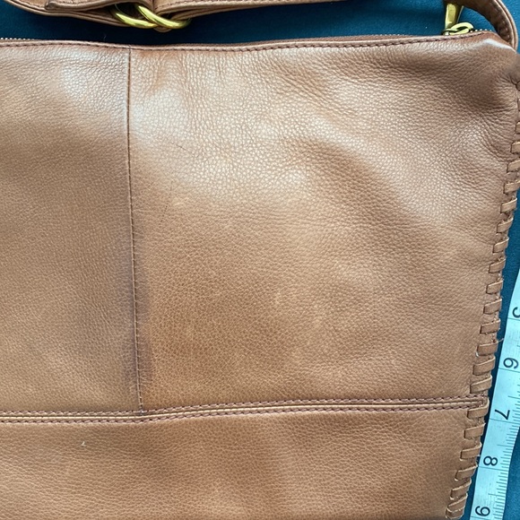 Authentic leather HOBO shoulder cross body bag - Picture 6 of 10